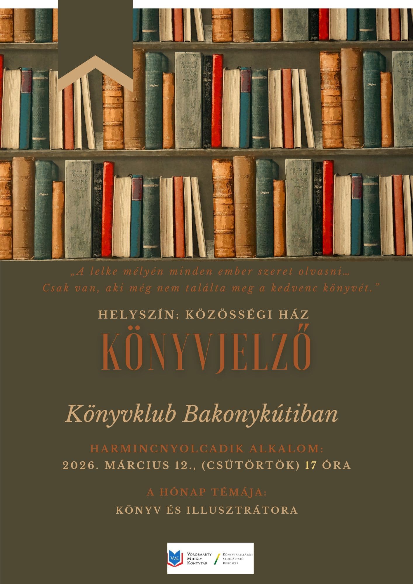 Könyvjelző 2026. márciusban